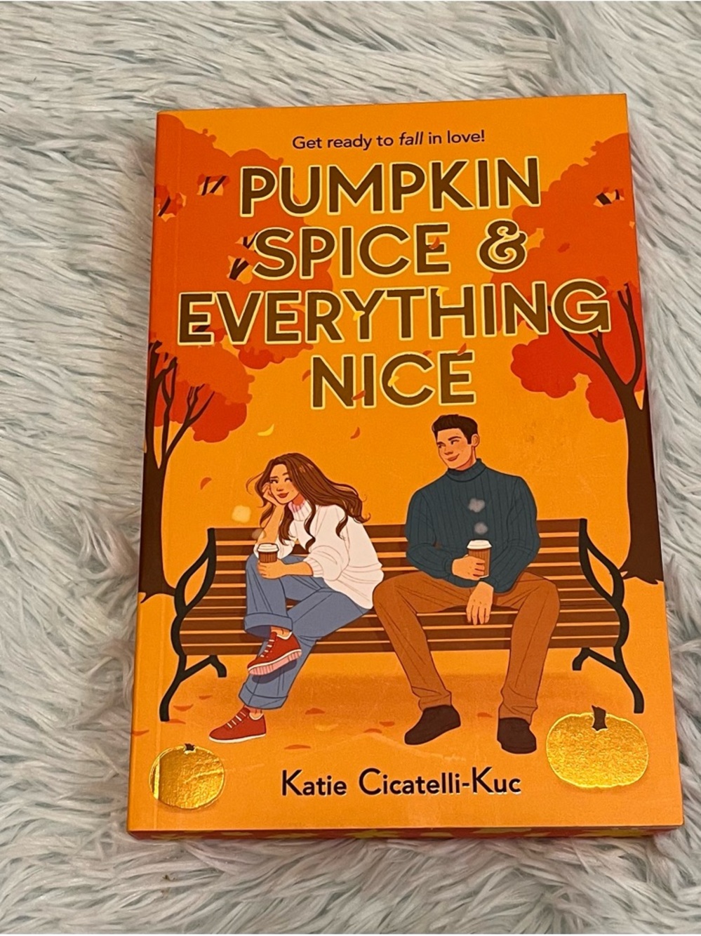 Pumpkin Spice & Everything Nice with sprayed edges